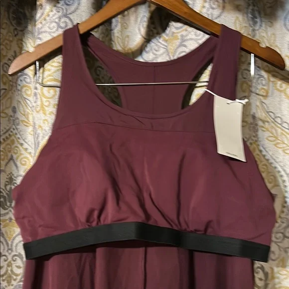 Halara Breezeful Backless Racerback Hi Low Midi Quick Dry Dress - Picture 7 of 10